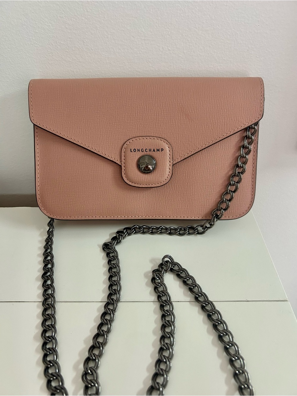 Longchamp Le Pilage Heritage Wallet on a Chain Crossbody Bag